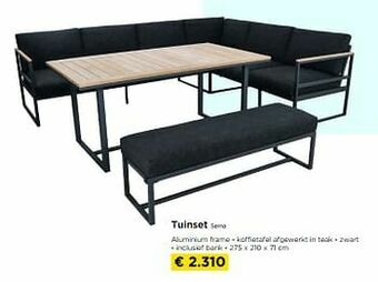 Molecule Tuinset serna aanbieding