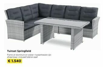 Tuinset springfield
