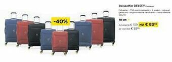 Molecule Reiskoffer delsey chartreuse aanbieding
