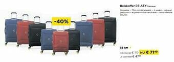 Molecule Reiskoffer delsey chartreuse aanbieding