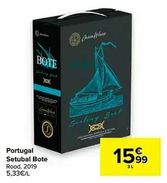Carrefour Portugal setubal bote rood, 2019 aanbieding
