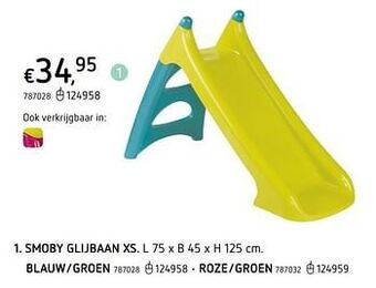 Dreamland Smoby glijbaan xs aanbieding