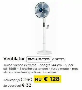 Molecule Ventilator rowenta vu5770f0 aanbieding