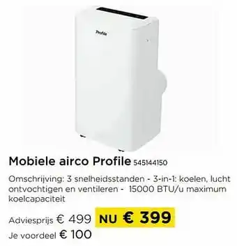Molecule Mobiele airco profile 545144150 aanbieding