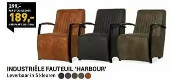 Industriële fauteuil harbour