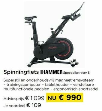 Molecule Spinningfiets hammer speedbike racer s aanbieding