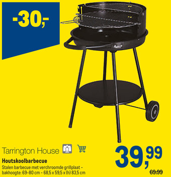 Makro Tarrington House Houtskoolbarbecue aanbieding