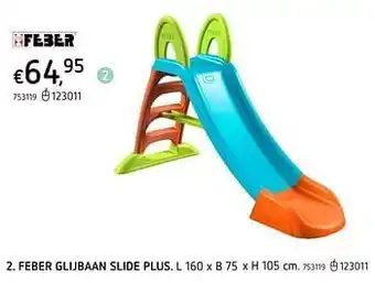 Dreamland Feber glijbaan slide plus aanbieding