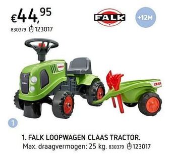Falk loopwagen claas tractor