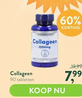 Holland & Barrett Holland & Barrett Collageen 90 Tabletten aanbieding