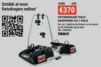 Fietsendrager thule europower 916 7-polig