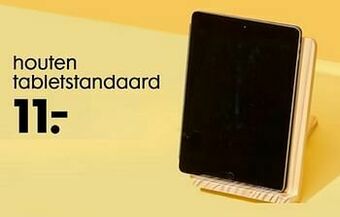 HEMA Houten tabletstandaard aanbieding