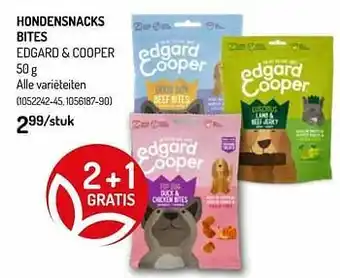 Hondensnacks bites edgard + cooper