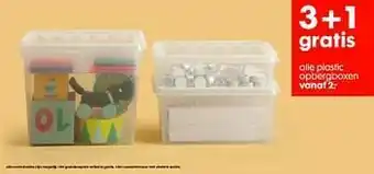 Plastic opbergboxen
