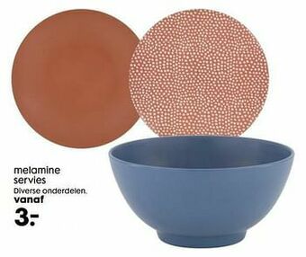 HEMA Melamine servies aanbieding