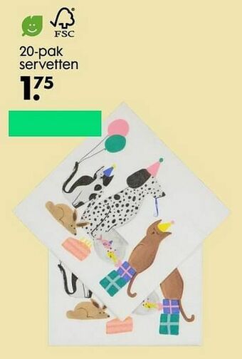 20-pak servetten
