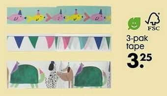 HEMA 3-pak tape aanbieding