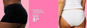 HEMA Naadloos ondergoed aanbieding