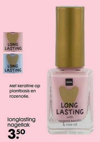 HEMA Longlasting nagellak aanbieding