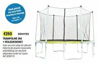Decathlon Trampoline 365 + veiligheidsnet aanbieding