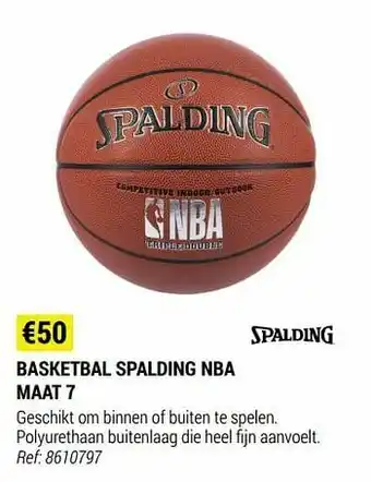 Decathlon Basketbal spalding nba maat 7 aanbieding
