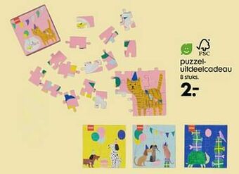 Puzzel - uitdeelcadeau