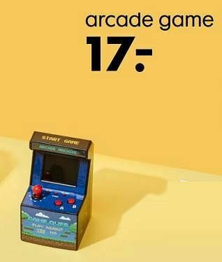 HEMA Arcade game aanbieding