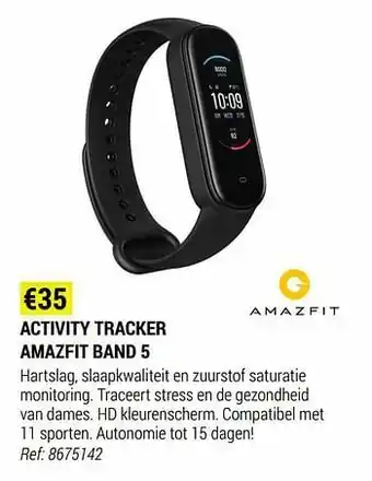 Decathlon Activity tracker amazfit band 5 aanbieding