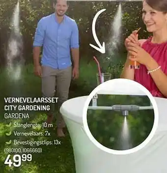Vernevelaarsset city gardening gardena