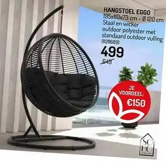Oh Green Hangstoel eggo aanbieding