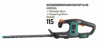 Oh Green Accuheggenschaar easycut 14-40 gardena aanbieding