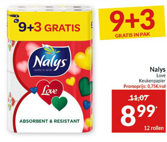 Intermarché Nalys Love Keukenpapier aanbieding
