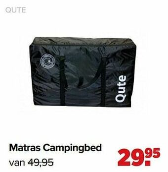 Matras campingbed