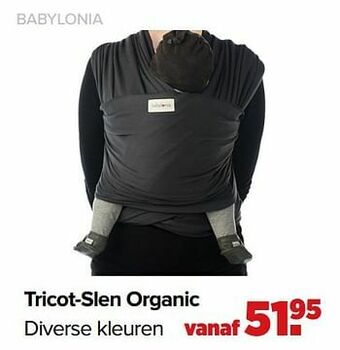 Baby-Dump Tricot-slen organic aanbieding