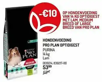 Hondenvoeding pro plan optidigest purina