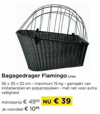 Bagagedrager flamingo linea