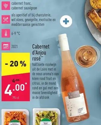 ALDI Cabernet d' Anjou rose aanbieding