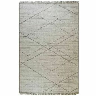 Leen Bakker Floorita binnen-/buitentapijt Les Gipsy - crèmekleur - 194x290 cm - Leen Bakker aanbieding