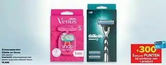 Scheerapparaat voor dames snap extra smooth venus