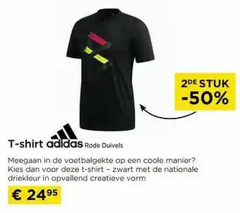 Molecule T-shirt rode duivels aanbieding