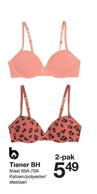 Zeeman Tiener Bh aanbieding