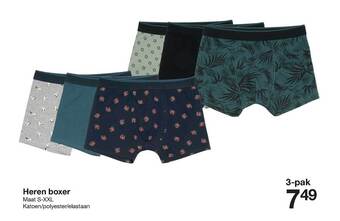 Zeeman Heren Boxer aanbieding