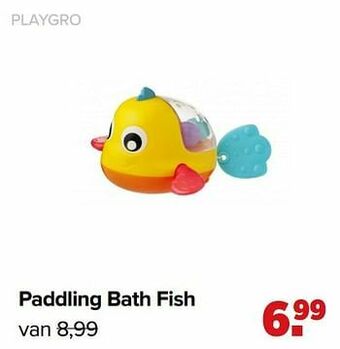 Paddling bath fish