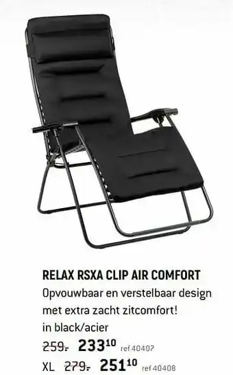 Relax rsxa clip air comfort