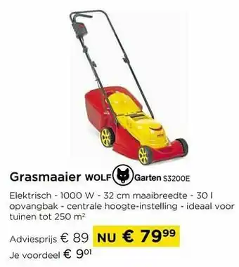 Molecule Grasmaaier wolf garten s3200e aanbieding