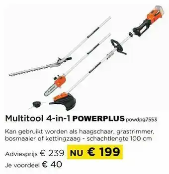 Molecule Multitool 4-in-1 powerplus powdpg7553 aanbieding
