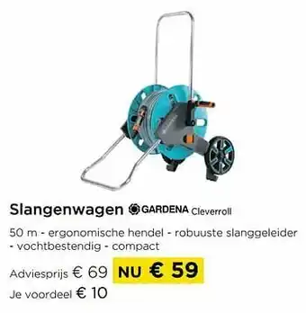Molecule Slangenwagen gardena cleverroll aanbieding