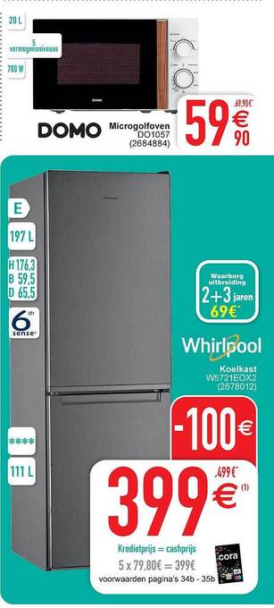 Cora Domo Microgolfoven aanbieding