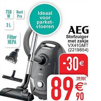 Cora Aeg Stofzuiger Met Zakje aanbieding