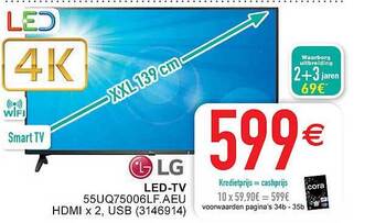 Cora LG Led-tv aanbieding